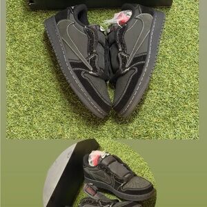 Black and Gray Sneakers